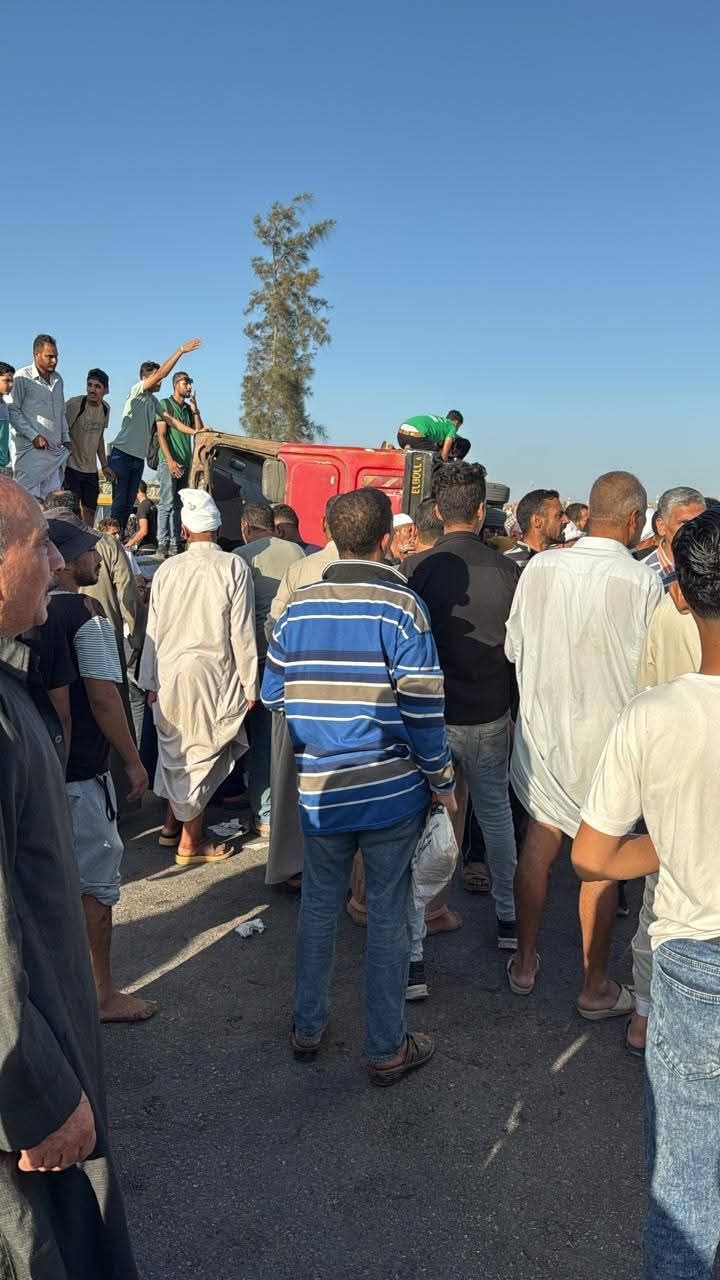 انقلاب أتوبيس بالشرقية انقلاب أتوبيس بالشرقية