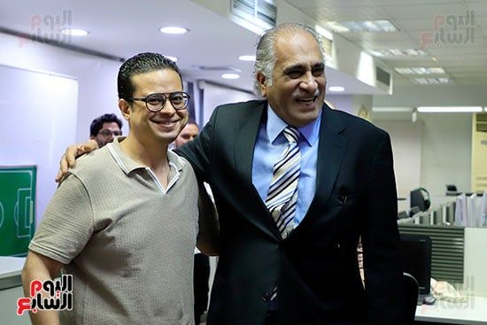 وفد إعلامي بحريني يزور اليوم السابع (15)