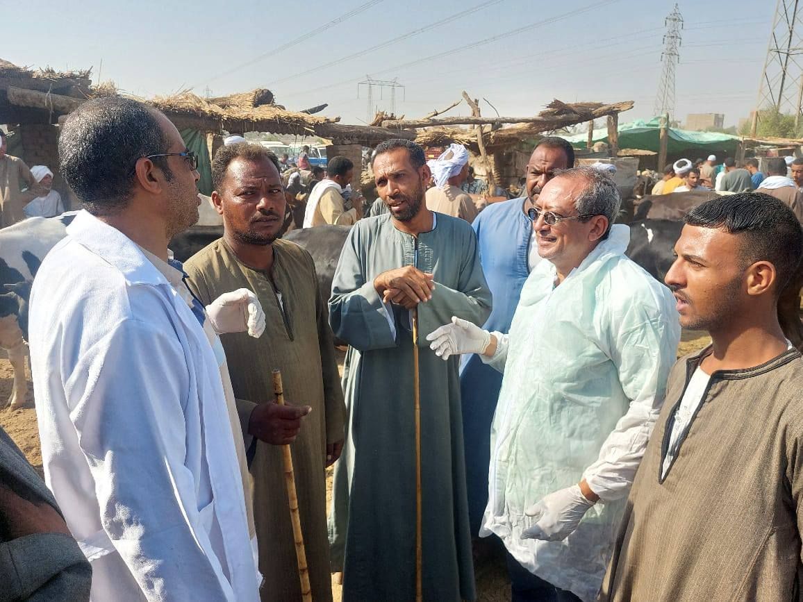 توعية الأهالى وتحصين الماشية بالأسواق الأسبوعية ضد الأمراض الوبائية توعية الأهالى وتحصين الماشية بالأسواق الأسبوعية ضد الأمراض الوبائية