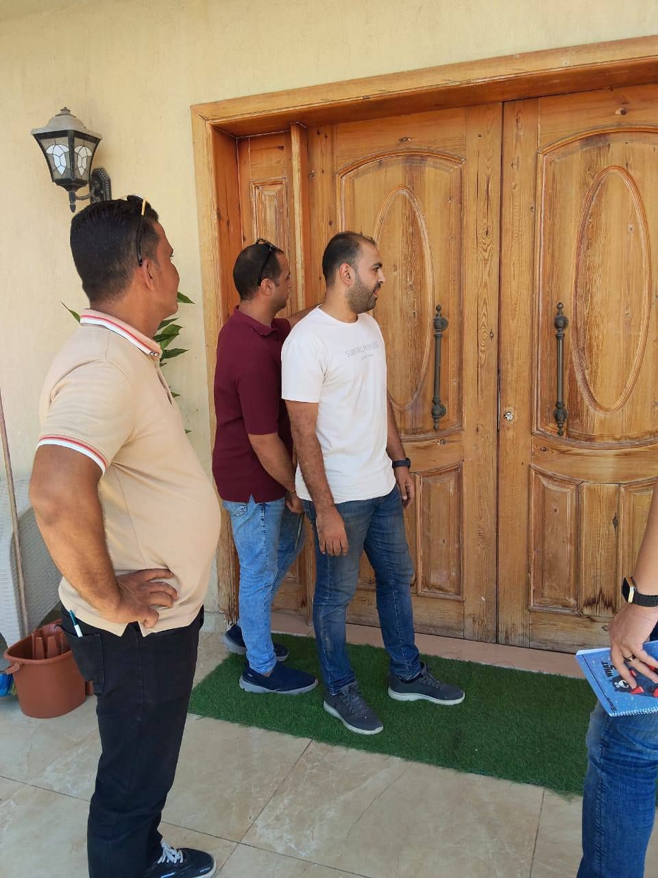 أثناء الحملة على المركز بالعبور