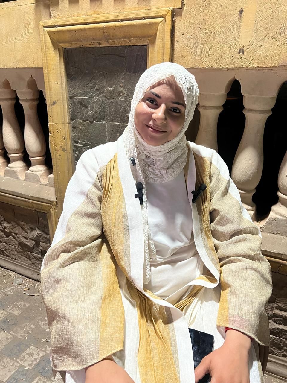 المنشدة إيمان أثناء ظهورها بموقع وتليفزيون اليوم السابع المنشدة إيمان أثناء ظهورها بموقع وتليفزيون اليوم السابع