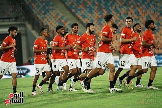 المنتخب يتدرب قبل مباراة اثيوبيا