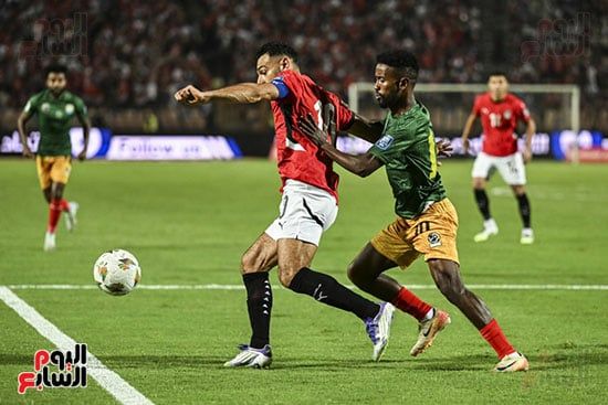 صلاح خلال المباراة