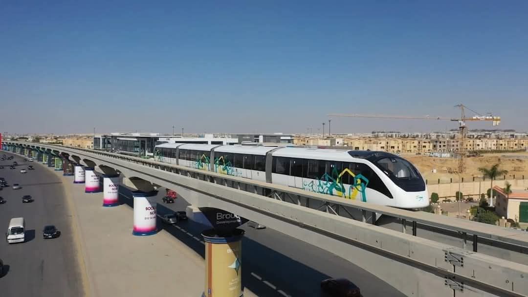 التشغيل التجريبي لمونوريل شرق النيل التشغيل التجريبي لمونوريل شرق النيل
