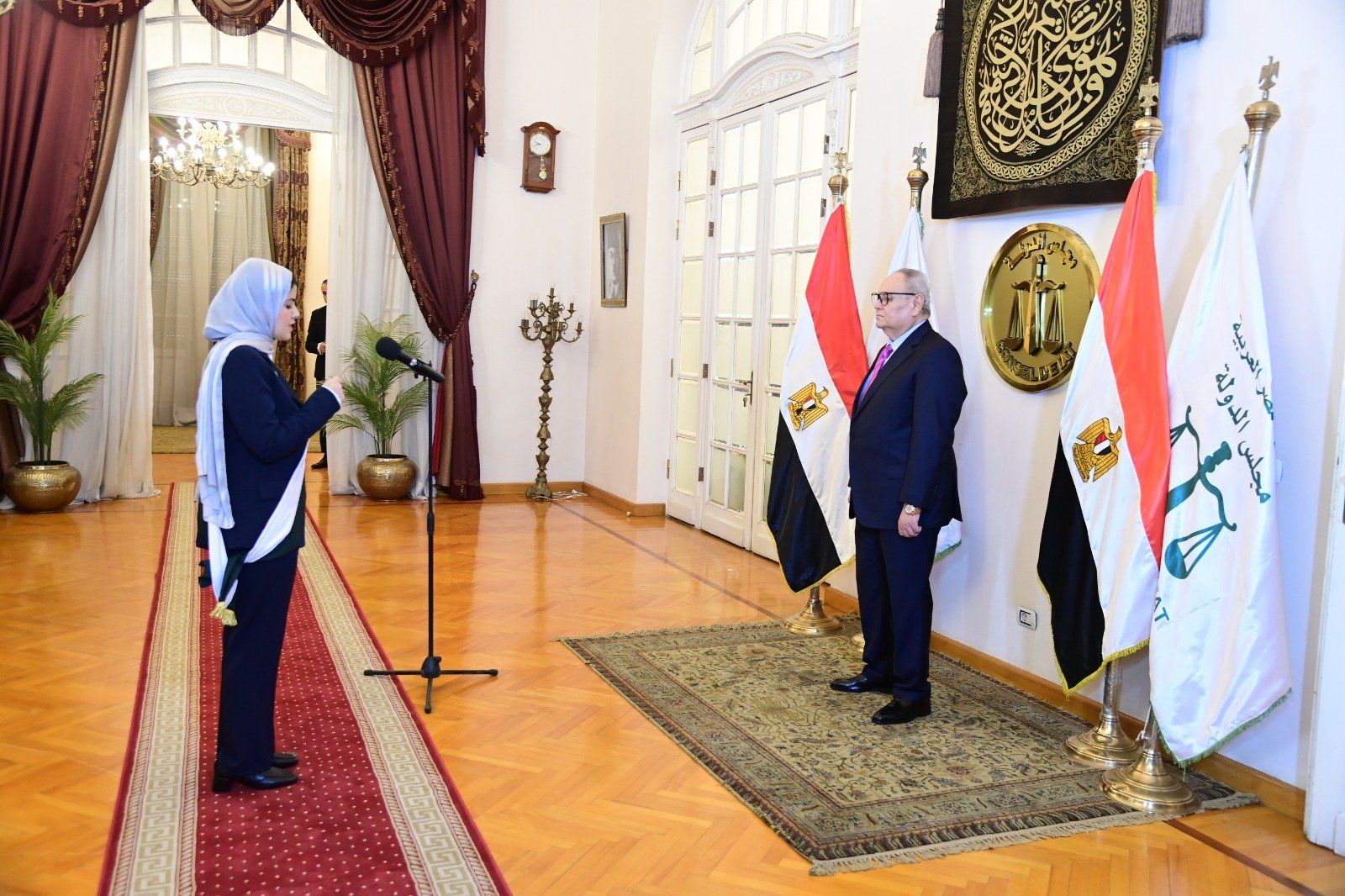 رئيس مجلس الدولة يشهد أداء اليمين للدفعة الجديدة من المندوبين المساعدين (1)