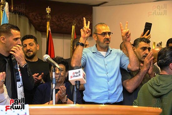 فعالية دعم الأسرى الفلسطينيين بنقابة الصحفيين (4) فعالية دعم الأسرى الفلسطينيين بنقابة الصحفيين (4)
