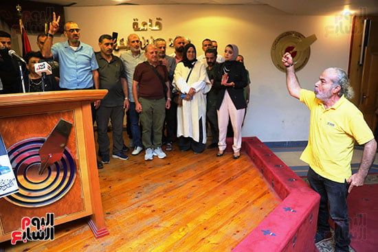 فعالية دعم الأسرى الفلسطينيين بنقابة الصحفيين (6) فعالية دعم الأسرى الفلسطينيين بنقابة الصحفيين (6)