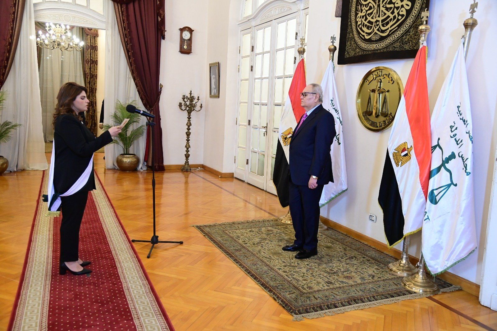 رئيس مجلس الدولة يشهد أداء اليمين للدفعة الجديدة من المندوبين المساعدين (3)