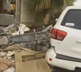 بالفيديو .. آثار انفجار أنبوبة سخان في أحد المنازل بالرياض