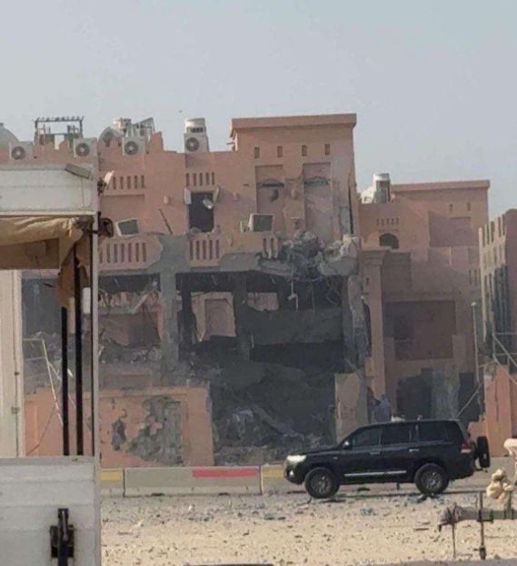 المبني المستهدف المبني المستهدف