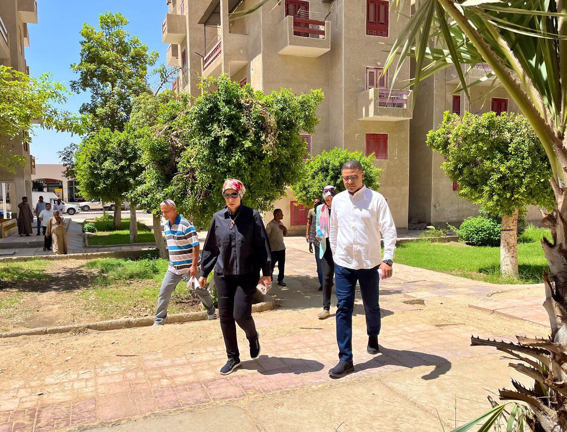 رئيس جامعة الأقصر تتفقد المدن الجامعية للوقوف على جاهزيتها