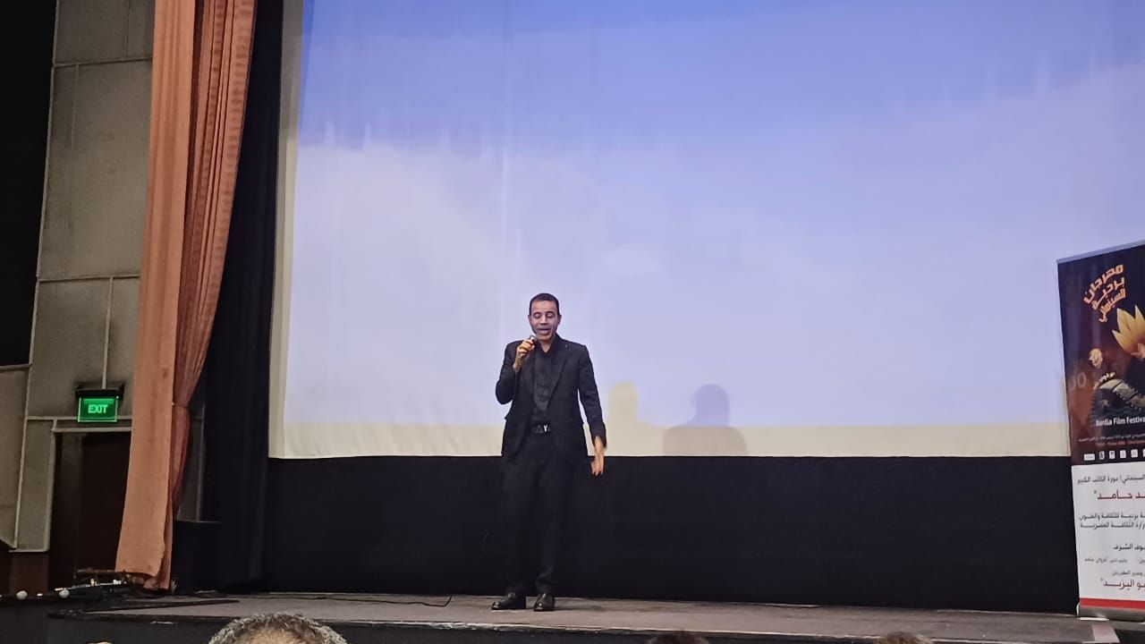 نهال عنبر ومحمد رضوان يحضرون حفل ختام مهرجان بردية السينمائى (3) نهال عنبر ومحمد رضوان يحضرون حفل ختام مهرجان بردية السينمائى (3)