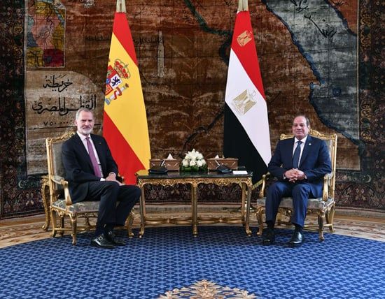 السيسي وملك إسبانيا (2)
