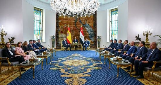 السيسي وملك إسبانيا (1)