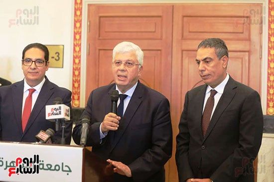 مؤتمر صحفى على هامش افتتاح العام الجامعى من جامعة القاهرة الأهلية (4) مؤتمر صحفى على هامش افتتاح العام الجامعى من جامعة القاهرة الأهلية (4)