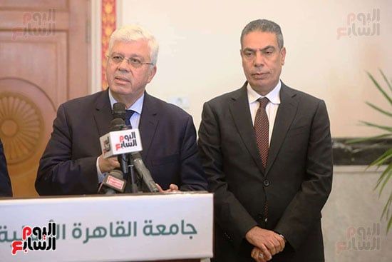 مؤتمر صحفى على هامش افتتاح العام الجامعى من جامعة القاهرة الأهلية (13) مؤتمر صحفى على هامش افتتاح العام الجامعى من جامعة القاهرة الأهلية (13)