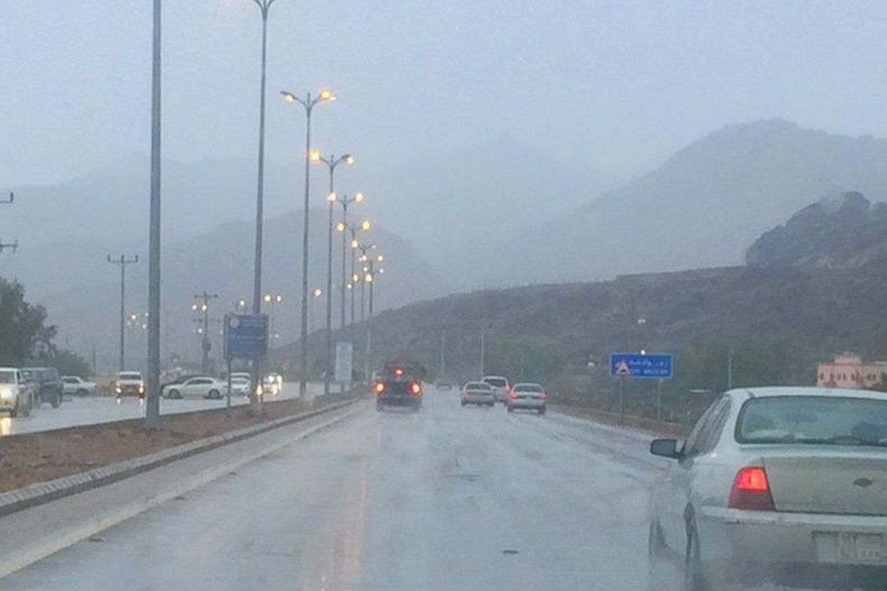 أمطار متوسطة ورياح على نجران حتى الـ8 مساءً