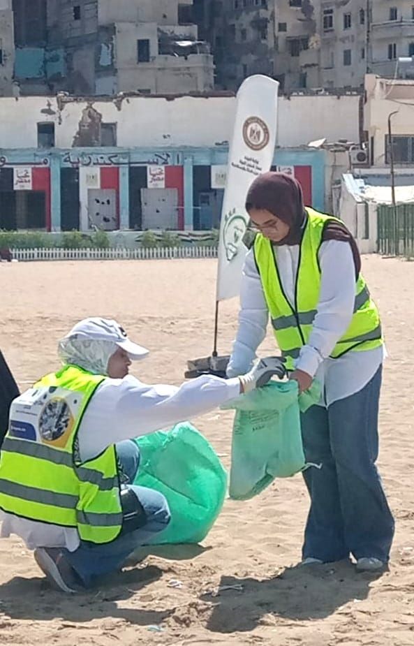 تنفيذ حملة مكبرة لتنظيف أربعة شواطئ بالاسكندرية تنفيذ حملة مكبرة لتنظيف أربعة شواطئ بالاسكندرية