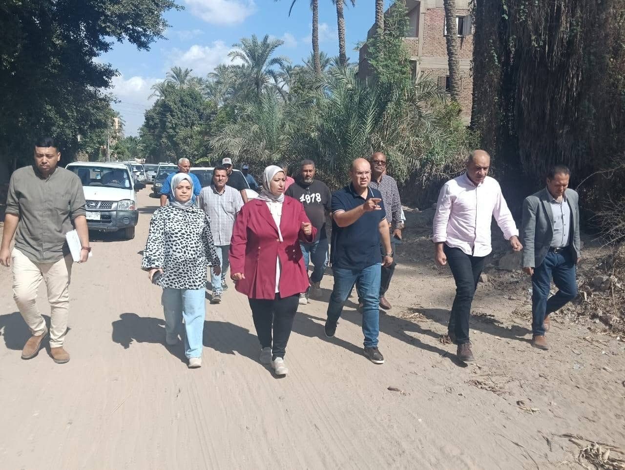 جانب من جولة نائب محافظ الجيزة جانب من جولة نائب محافظ الجيزة