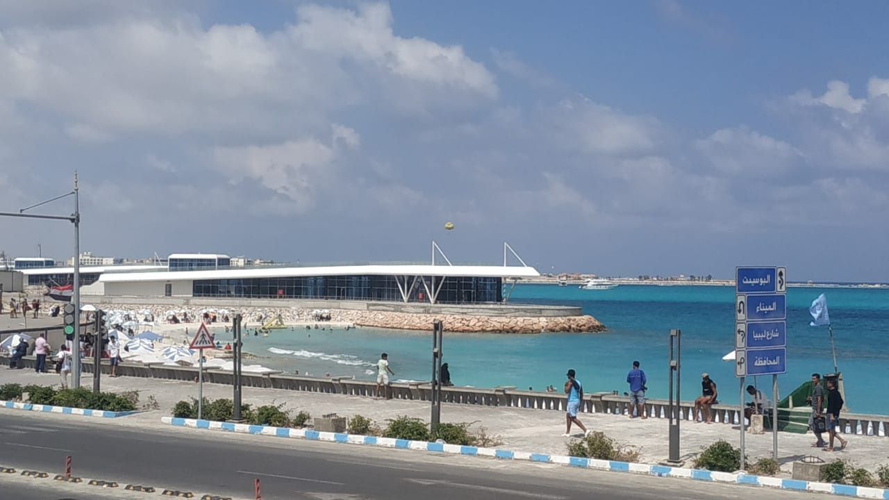 كورنيش مطروح بعد التطوير كورنيش مطروح بعد التطوير