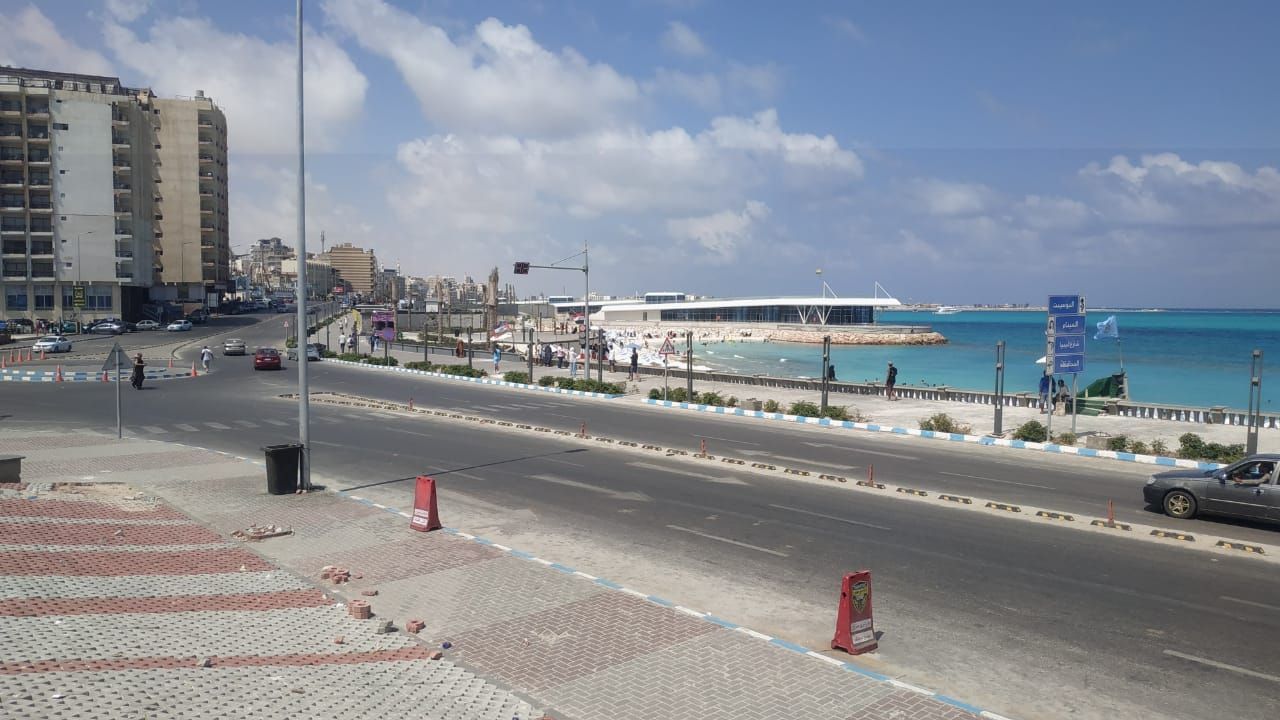 تطوير كورنيش مطروح زادها جمالا تطوير كورنيش مطروح زادها جمالا