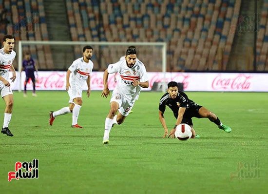 ناصر ماهر خلال المباراة