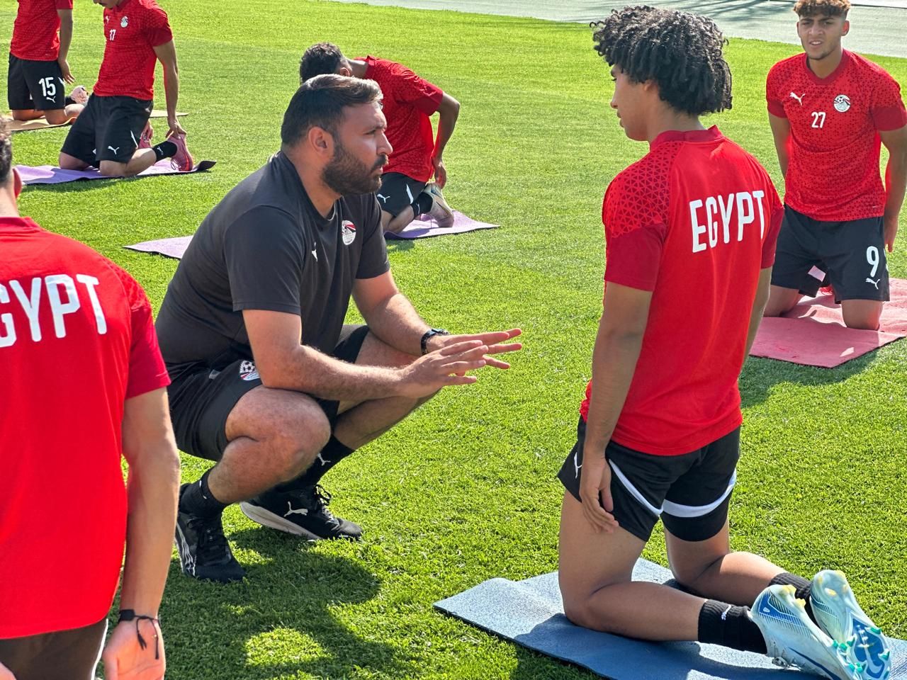 تدريب منتخب الشباب