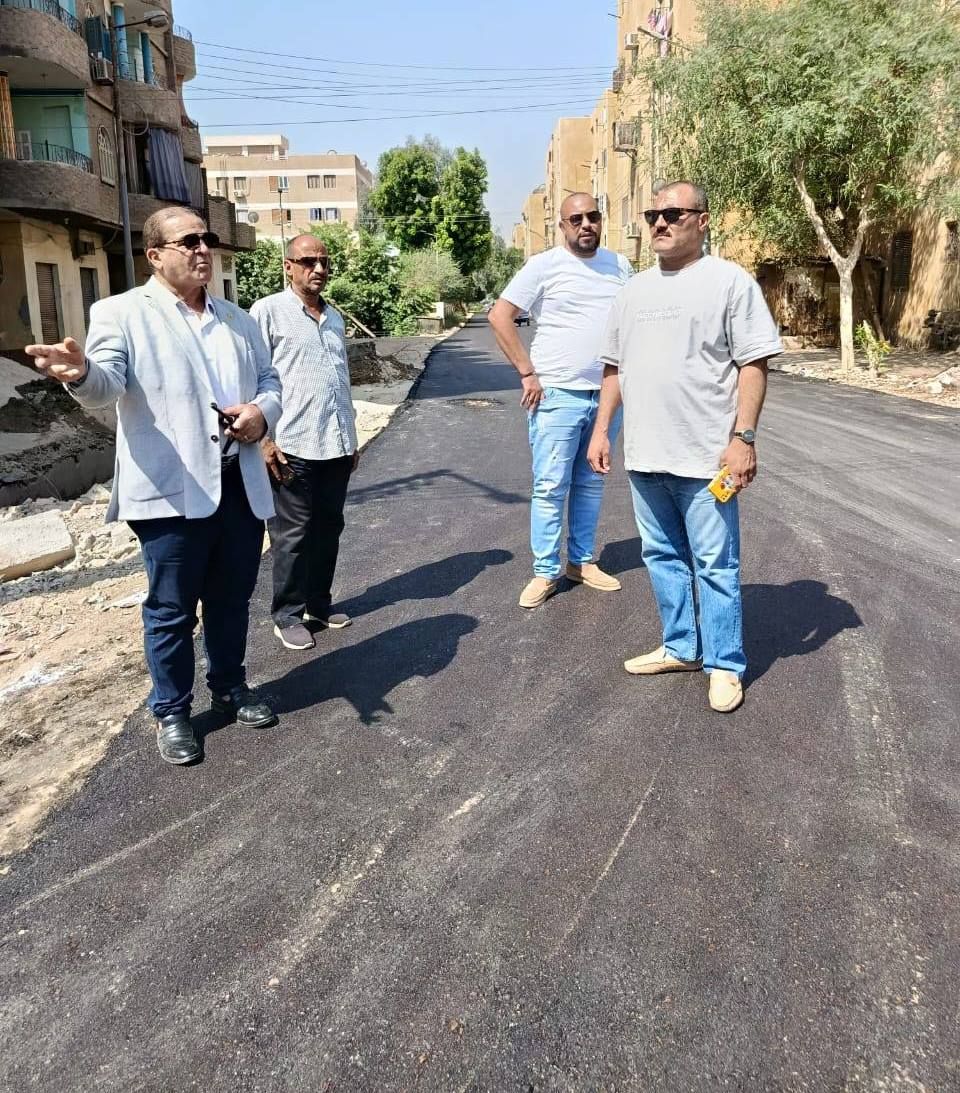 الأقصر تستكمل خطط رصف وتجميل الطرق بقرية الرياينة