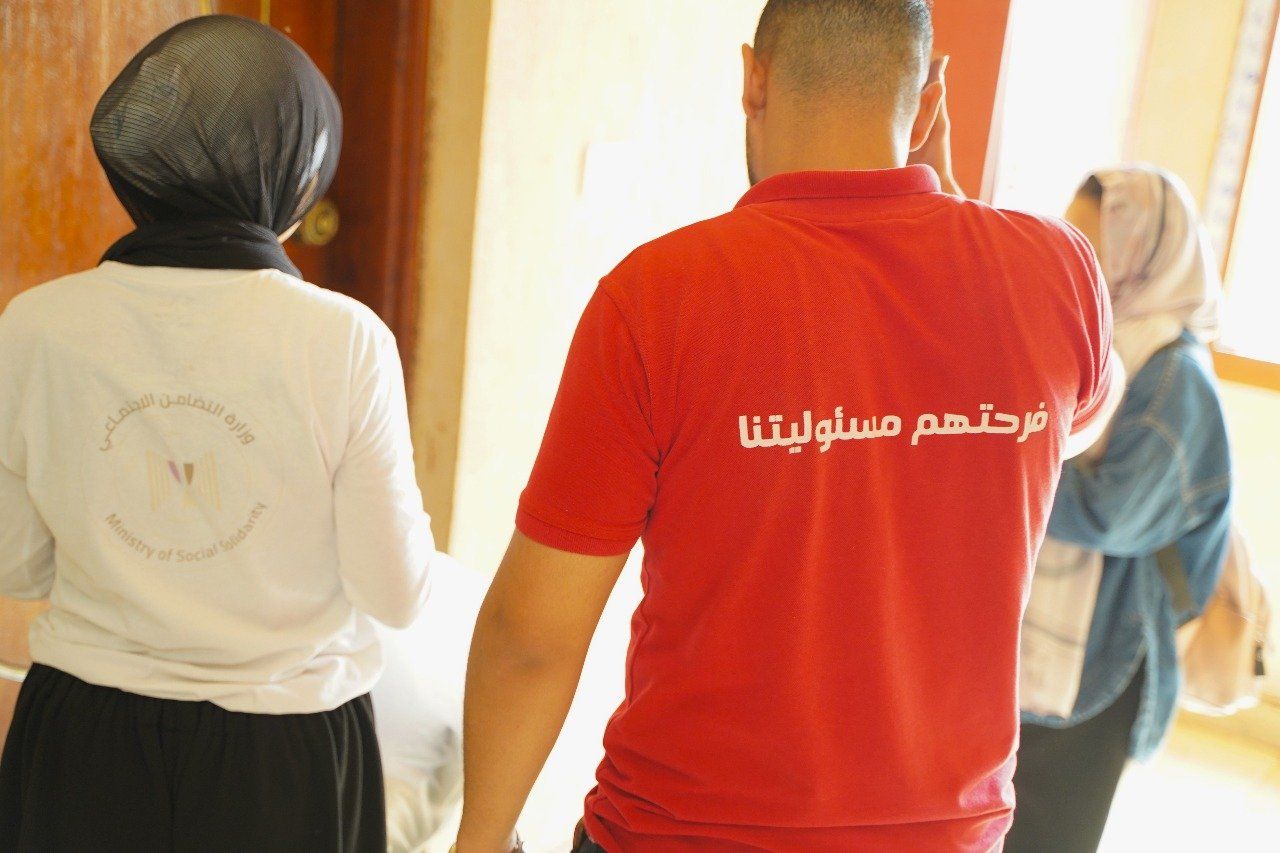 وفد وزارة التضامن