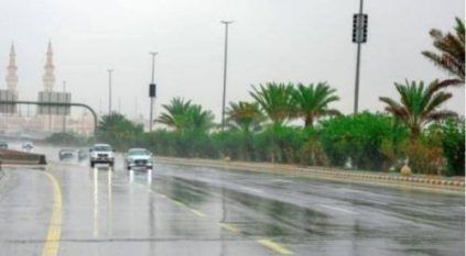 أمطار غزيرة وسيول وبرد على 6 مناطق