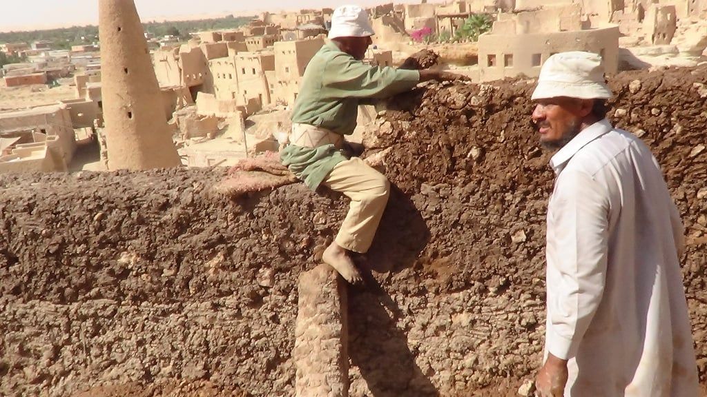 خلال ترميم شالي بايدي ابناء سيوة
