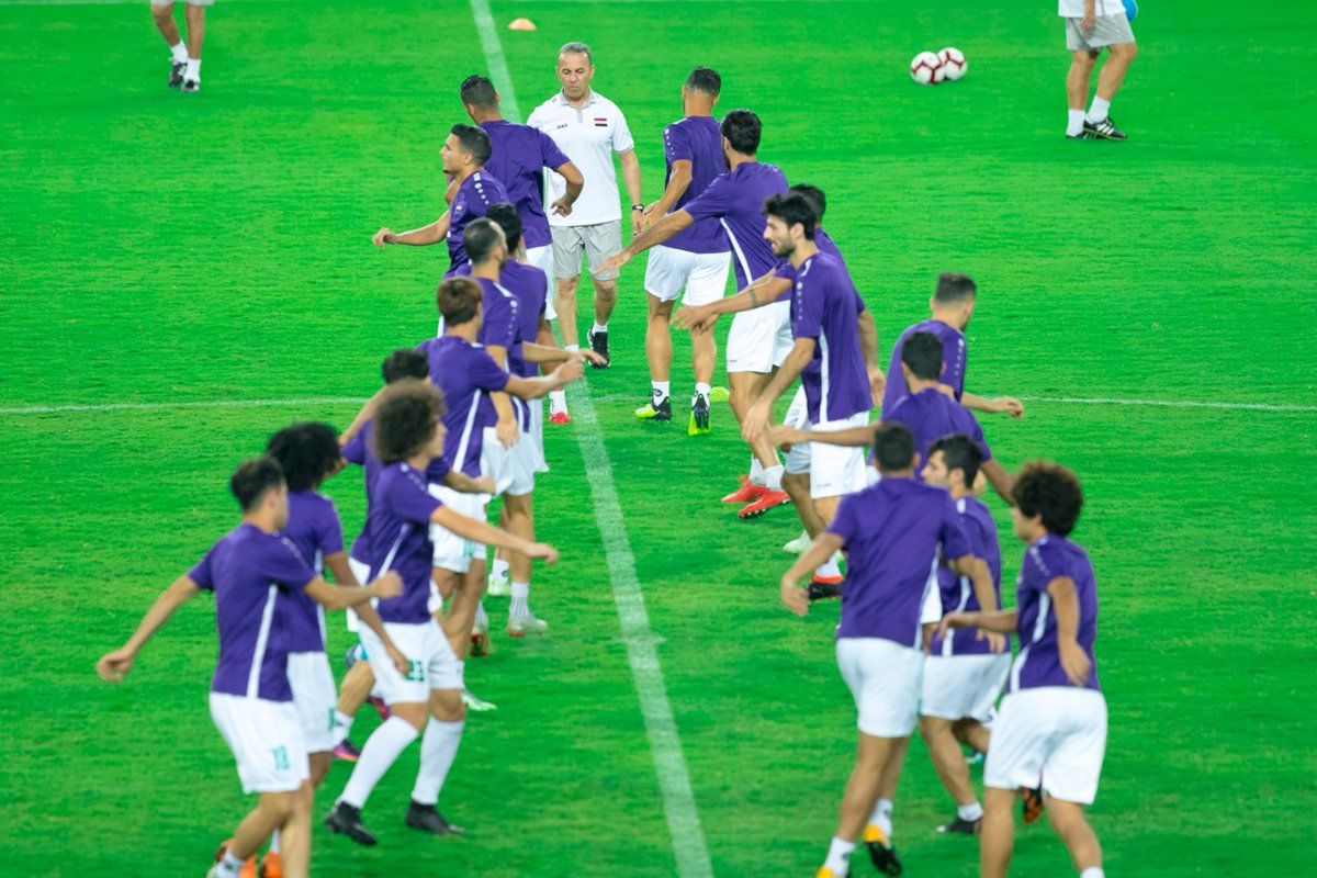 المنتخب العراقي يختتم استعداداته لمواجهة السعودية