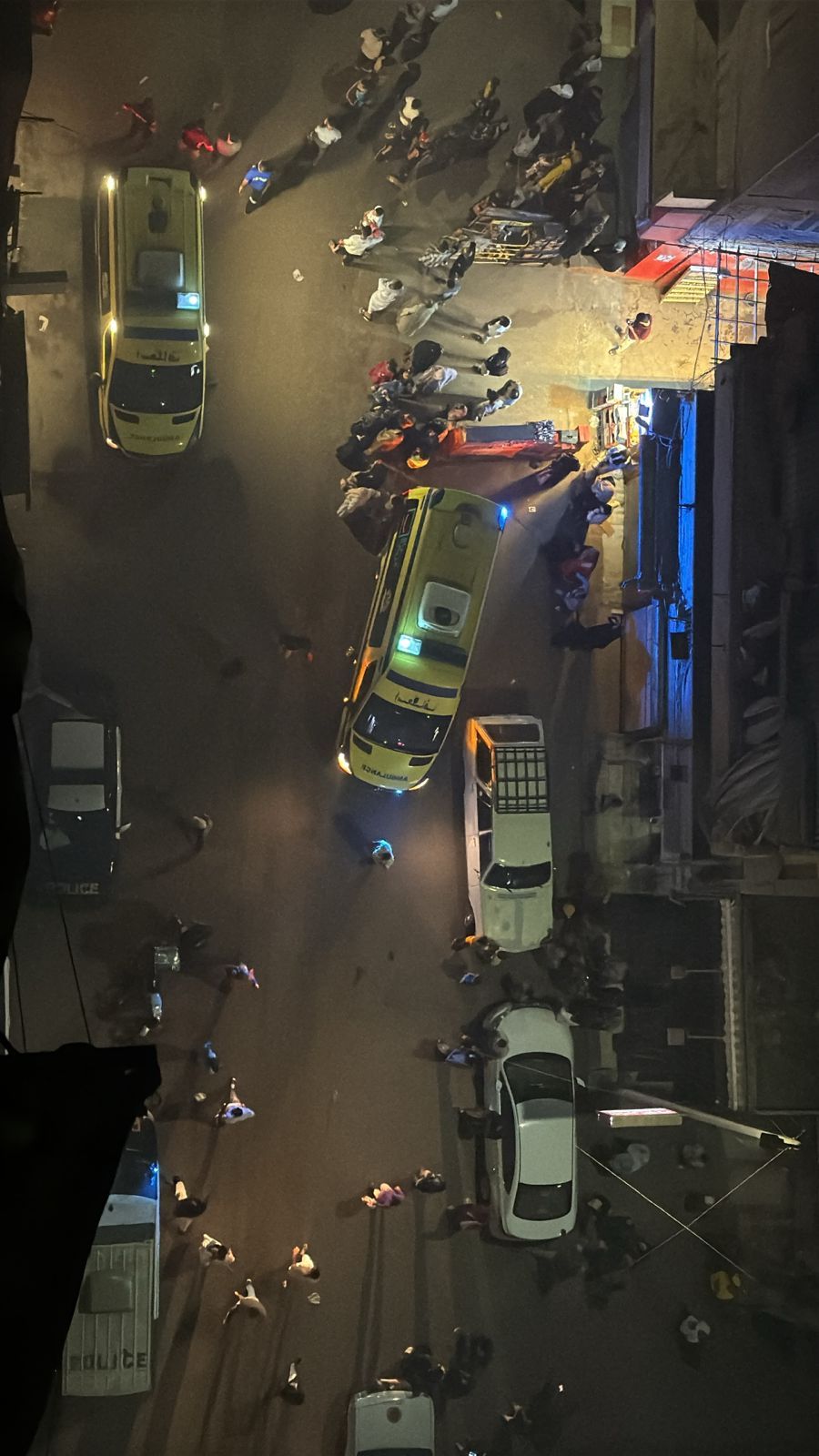 حريق ضخم بعقار سكنى فى شارع المنشية بفيصل (3)