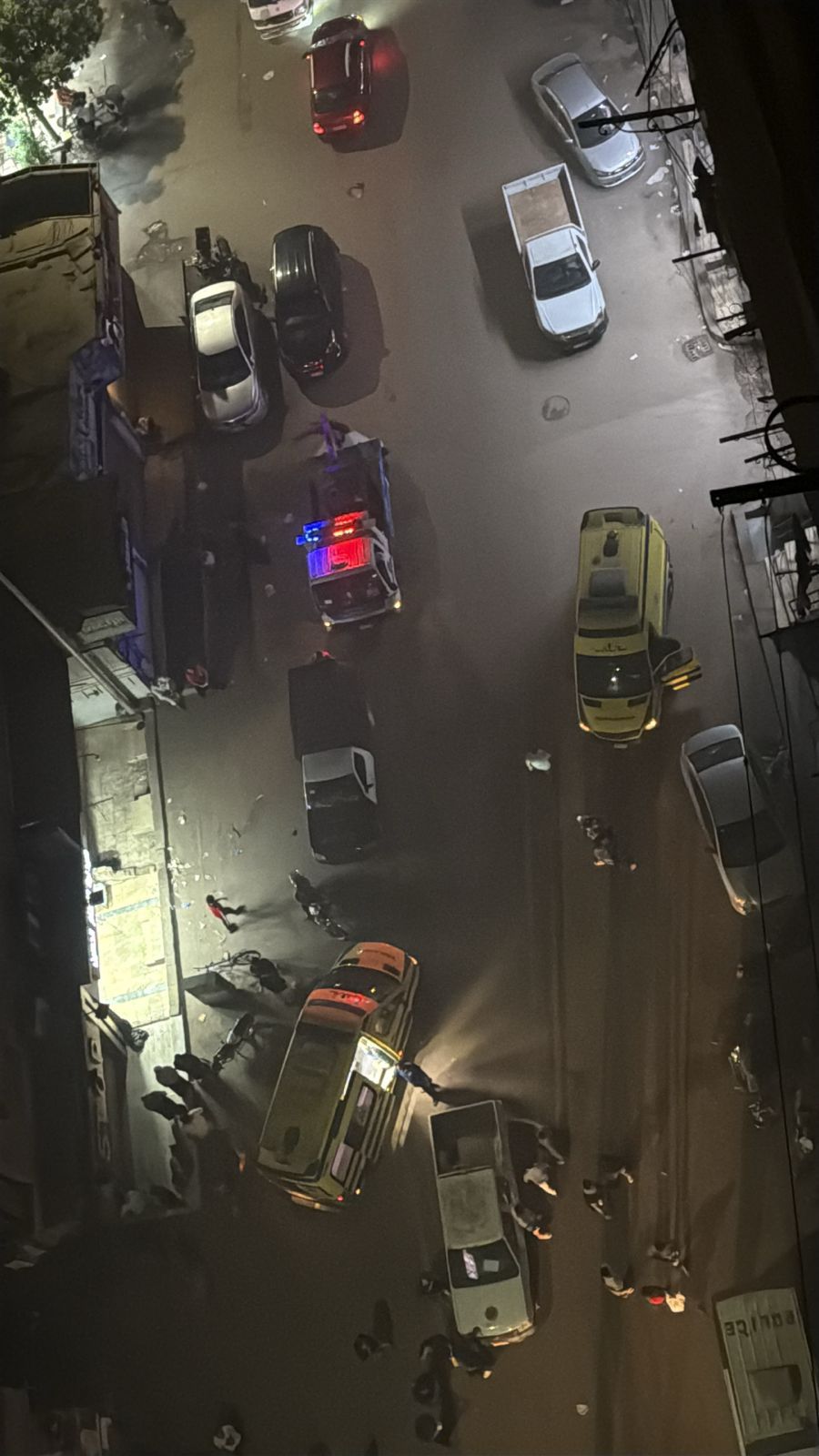 حريق ضخم بعقار سكنى فى شارع المنشية بفيصل (4)