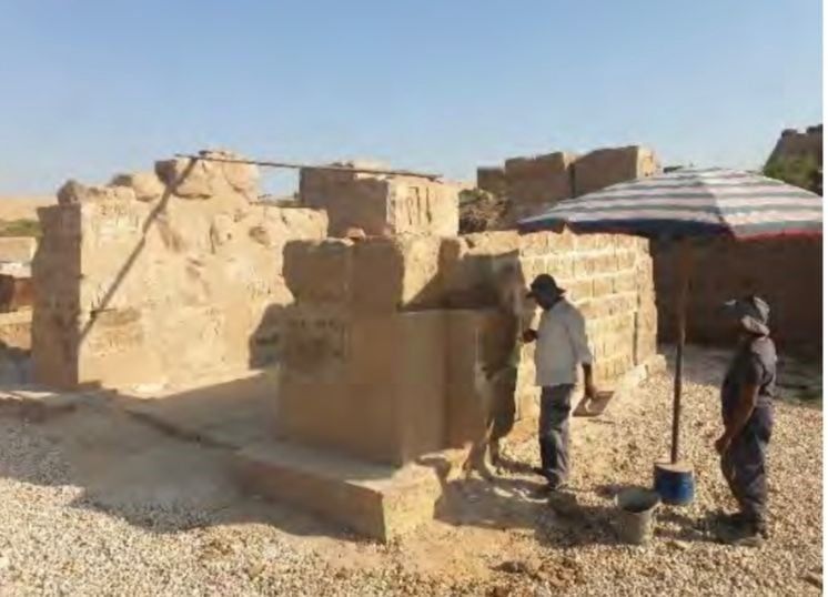 وضع اللمسات الاخيرة والنهائية للبوابة تجهيزًا للافتتاح العام الماضى وضع اللمسات الاخيرة والنهائية للبوابة تجهيزًا للافتتاح العام الماضى
