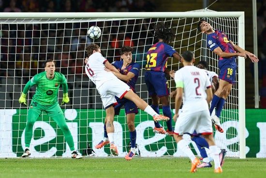 مباراة برشلونة وباريس
