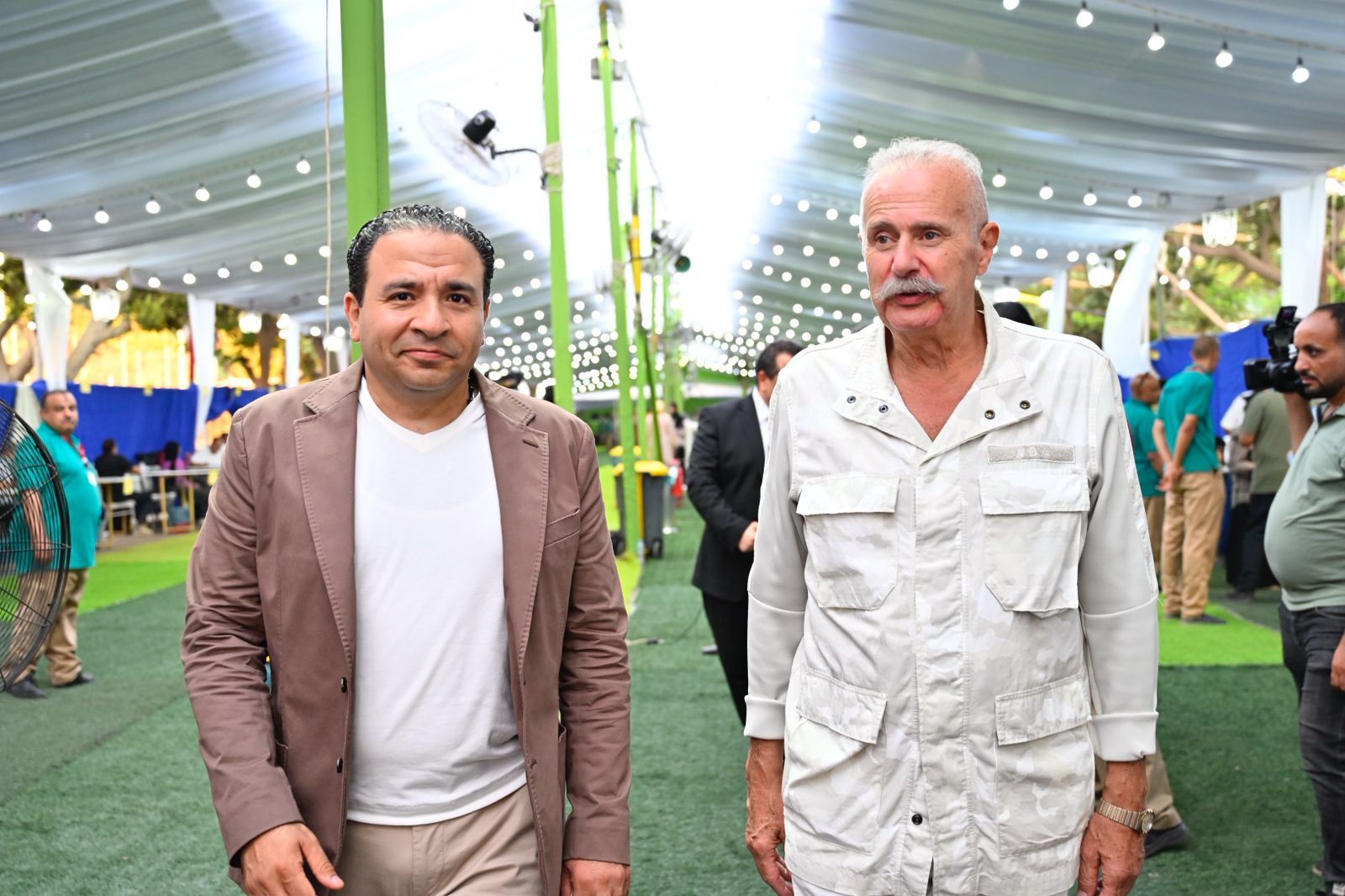 المستشار خالد زين مع محمد غباشي المستشار خالد زين مع محمد غباشي