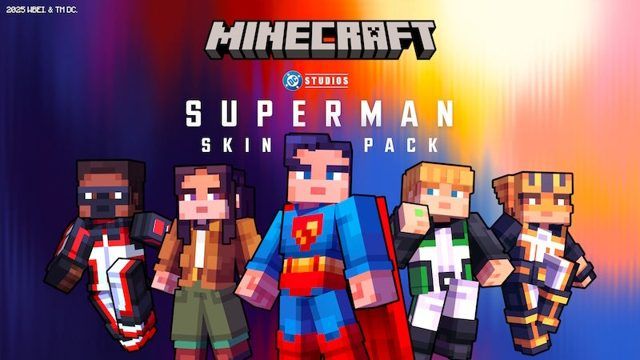 لعبة Minecraft تحتفل بإطلاق فيلم Superman للمخرج James Gunn' بعناصر تجميلية مجانية