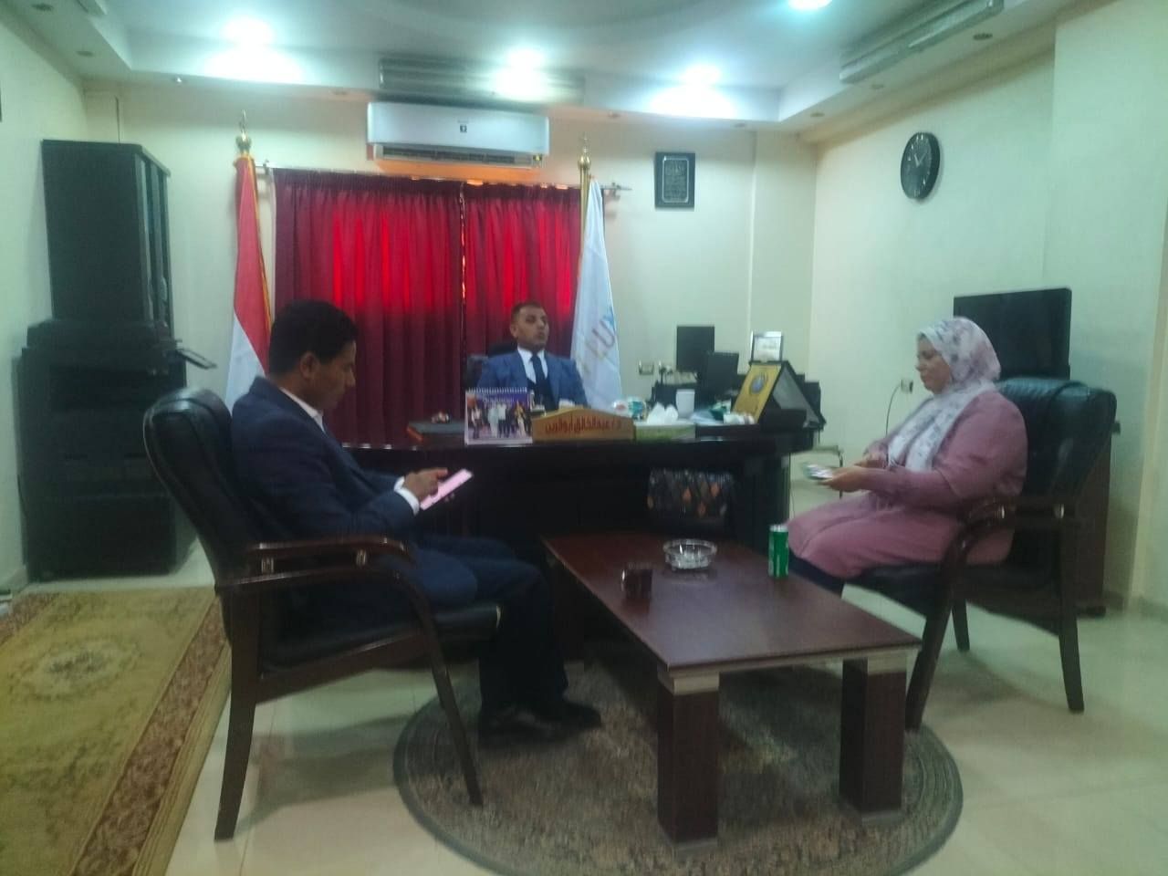 لقاء وكيل صحة الأقصر مع رئيس مدينة البياضية لقاء وكيل صحة الأقصر مع رئيس مدينة البياضية