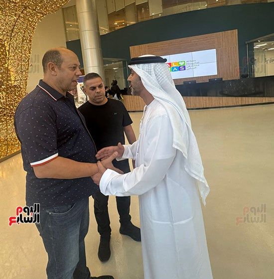 270636-كريم-حسن-شحاته-وأحمد-سليمان-في-استقبال-السفير-الإماراتي-في-القاهرة-قبل-زيارته-المعلم