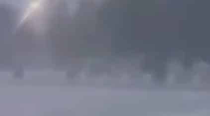 غيوم كثيفة وانعدام الرؤية في تبوك
