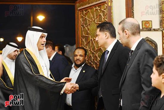 وفود خليجية فى عزاء الدكتور أحمد عمر هاشم