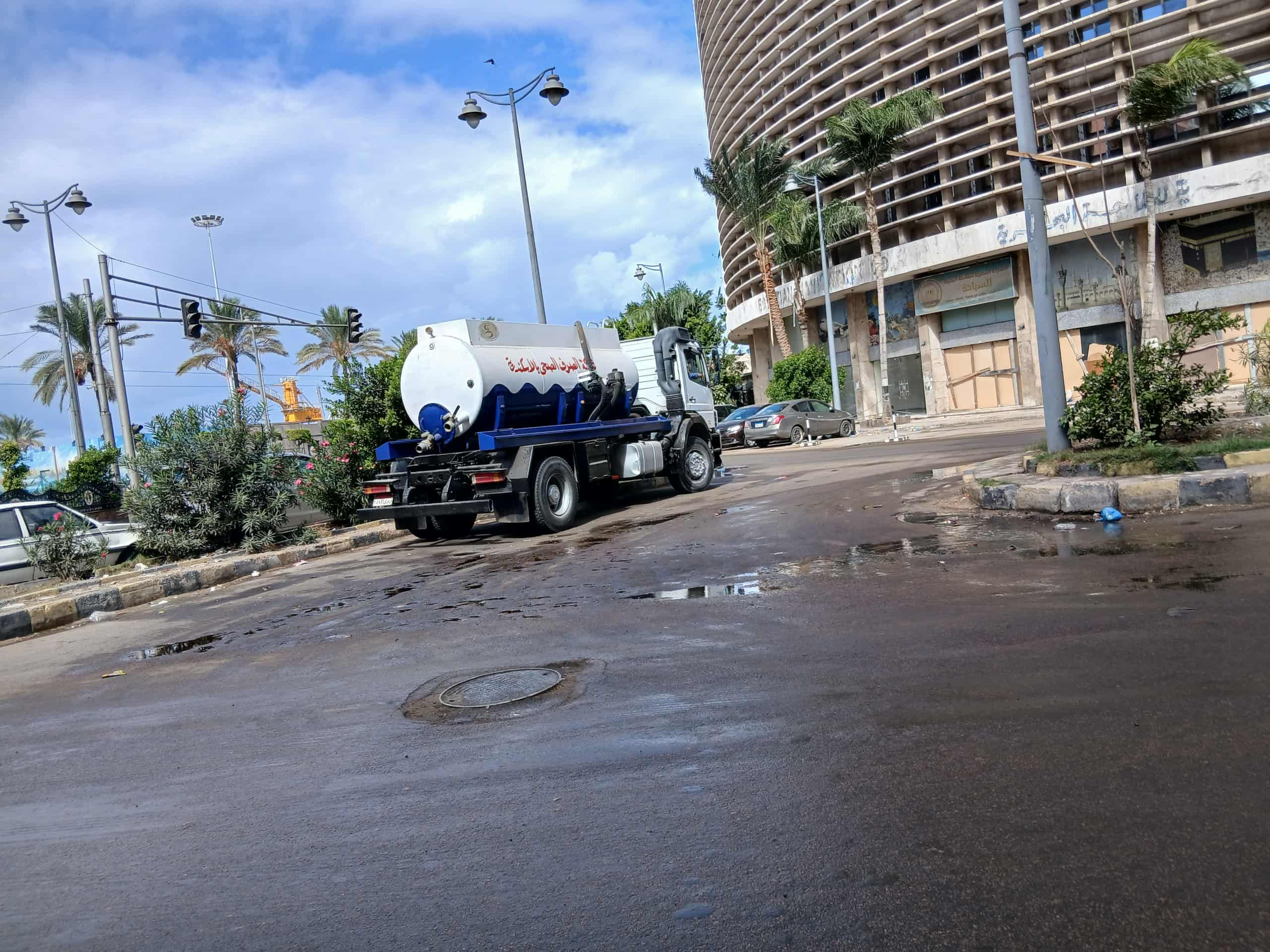 تمركز لسيارات الصرف الصحى بالاسكندريه تمركز لسيارات الصرف الصحى بالاسكندريه