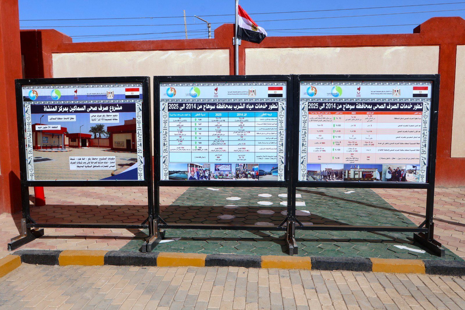 تطوير خدمات الصرف الصحى بالسماكين فى سوهاج (3) تطوير خدمات الصرف الصحى بالسماكين فى سوهاج (3)