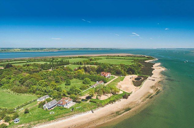 Island life: Celebrities have flocked to Osea Island, listed on Rightmove earlier this year
