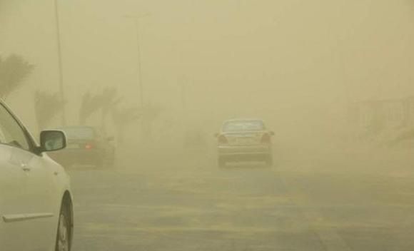 أتربة على منطقة جازان حتى التاسعة مساء 