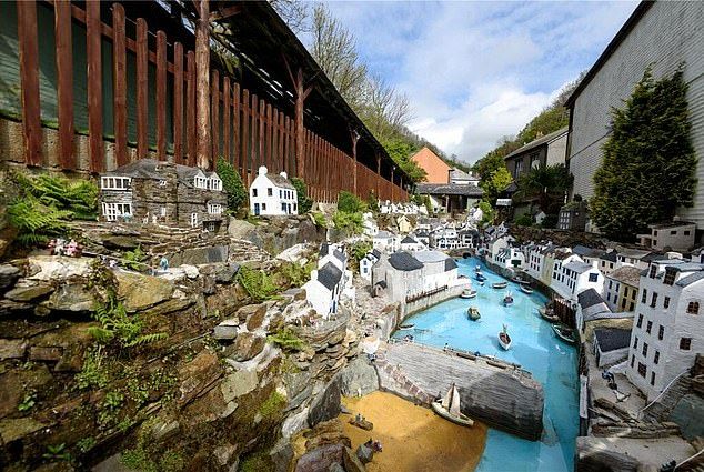 Attraction: The model village in Polperro was sold along with the home that adjoins it