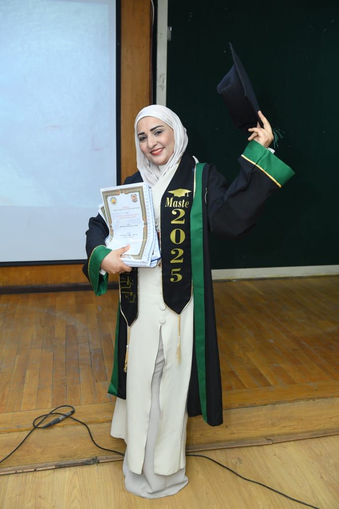 الزميلة رباب الجالى مدير مكتب اليوم السابع فى الفيوم (1)