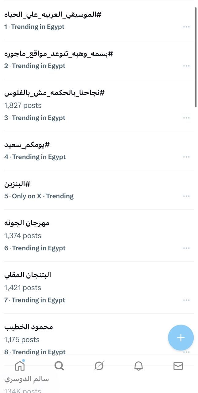 الموسيقى العربية يتصدر التريند الموسيقى العربية يتصدر التريند