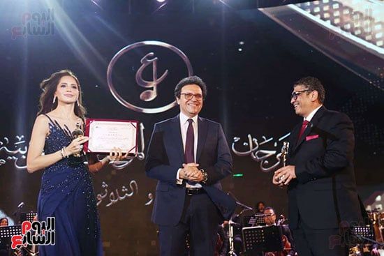 حانب من تكريم أمال ماهر حانب من تكريم أمال ماهر